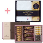 【旬ギフト】アンリ・シャルパンティエ タルトセットAと今治ホテルスタイルタオルAのセット