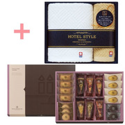 【旬ギフト】アンリ・シャルパンティエ タルトセットBと今治ホテルスタイルタオルAのセット