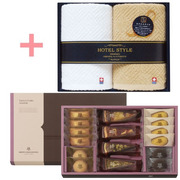 【旬ギフト】アンリ・シャルパンティエ タルトセットAと今治ホテルスタイルタオルBのセット