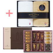 【旬ギフト】アンリ・シャルパンティエ タルトセットBと今治ホテルスタイルタオルBのセット