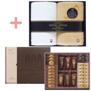 【旬ギフト】アンリ・シャルパンティエ タルトセットCと今治ホテルスタイルタオルBのセット