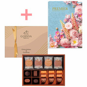 【旬ギフト】ゴディバ チョコレート＆クッキーアソートメントAとプルミエ グラン