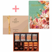 【旬ギフト】ゴディバ チョコレート＆クッキーアソートメントAとプルミエ シャルマン