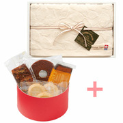 【旬ギフト】パティスリー キハチ たまひよ限定アソートボックスAと今治タオルH