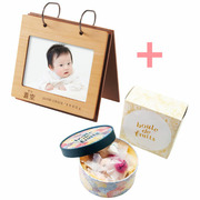 【旬ギフト】名入れアルバム型フォトフレームとキル フェ ボン ブール ドゥ フリュイ アソート12個入