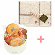 【旬ギフト】パティスリー キハチ シーズナルアソートSボックスと今治タオルJ