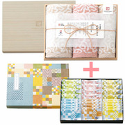 【旬ギフト】赤坂柿山 あ・ら・かしこ26枚入と今治謹製 紋織タオルH