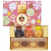 【名入れ特急便】ゴディバ 写真＆名入れたまひよオリジナルドームバームクーヘン＆クッキー11個入