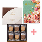 ゴディバ ラングドシャクッキーアソートメント18枚入とプルミエ シャルマン
