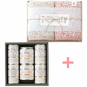 帝国ホテル スープ・カレーセットAと今治謹製 木箱入り紋織タオルK（ピンク）