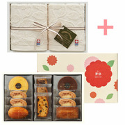 パティスリー キハチ 名入れ焼菓子詰合せ8種11個入と今治エコモードタオルセットI