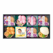 辻が花 写真＆名入れ京野菜お吸い物最中詰合せ8個