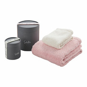 育てるタオル 「feel」プチフェイスタオル＆フェイスタオルセット ロータス＆ミスト