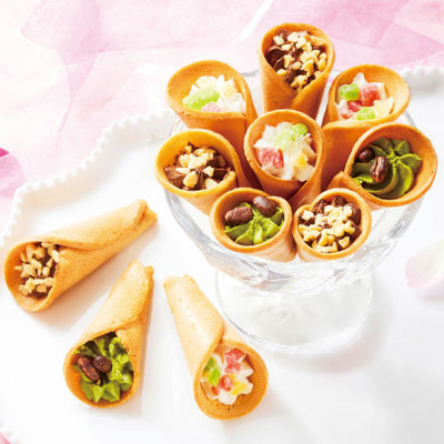 フロムフラワーガーデン 名入れ 花束のお菓子 9本