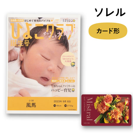 「ひよこクラブ」なりきり表紙 写真＆名入れカタログ ミストラルe-order ソレル