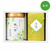 【旬ギフト】伊藤茶園 名入れ京都宇治初摘新茶1缶と羊羹セット